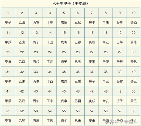 天甘地支|《天干地支》對照表及運用方法